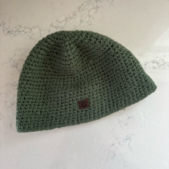 lululemon athletica Other - Archive Lululemon Olive Crochet Beanie